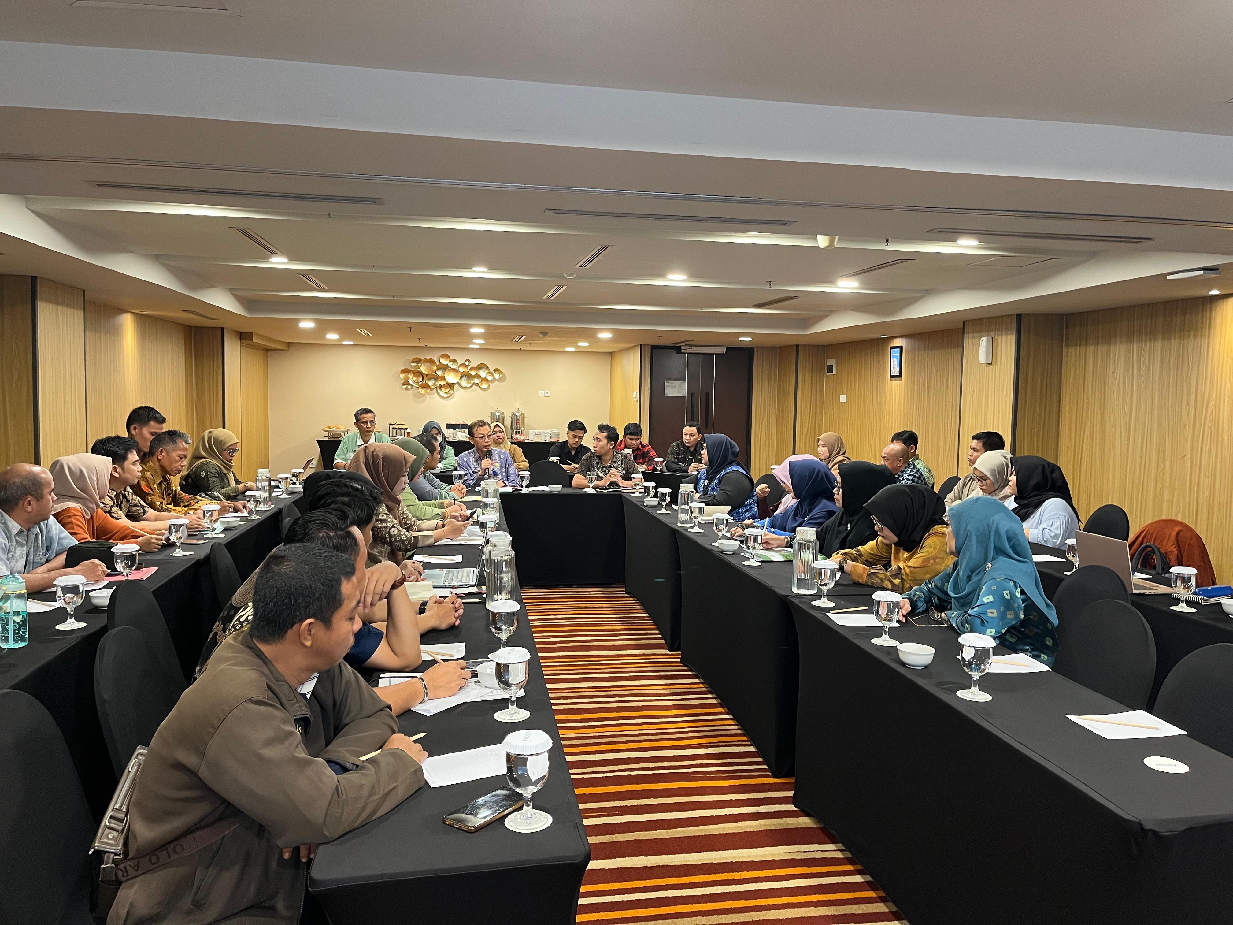 Rapat ProKlim Project UNOPS & KLHK di Hotel Aston Palembang