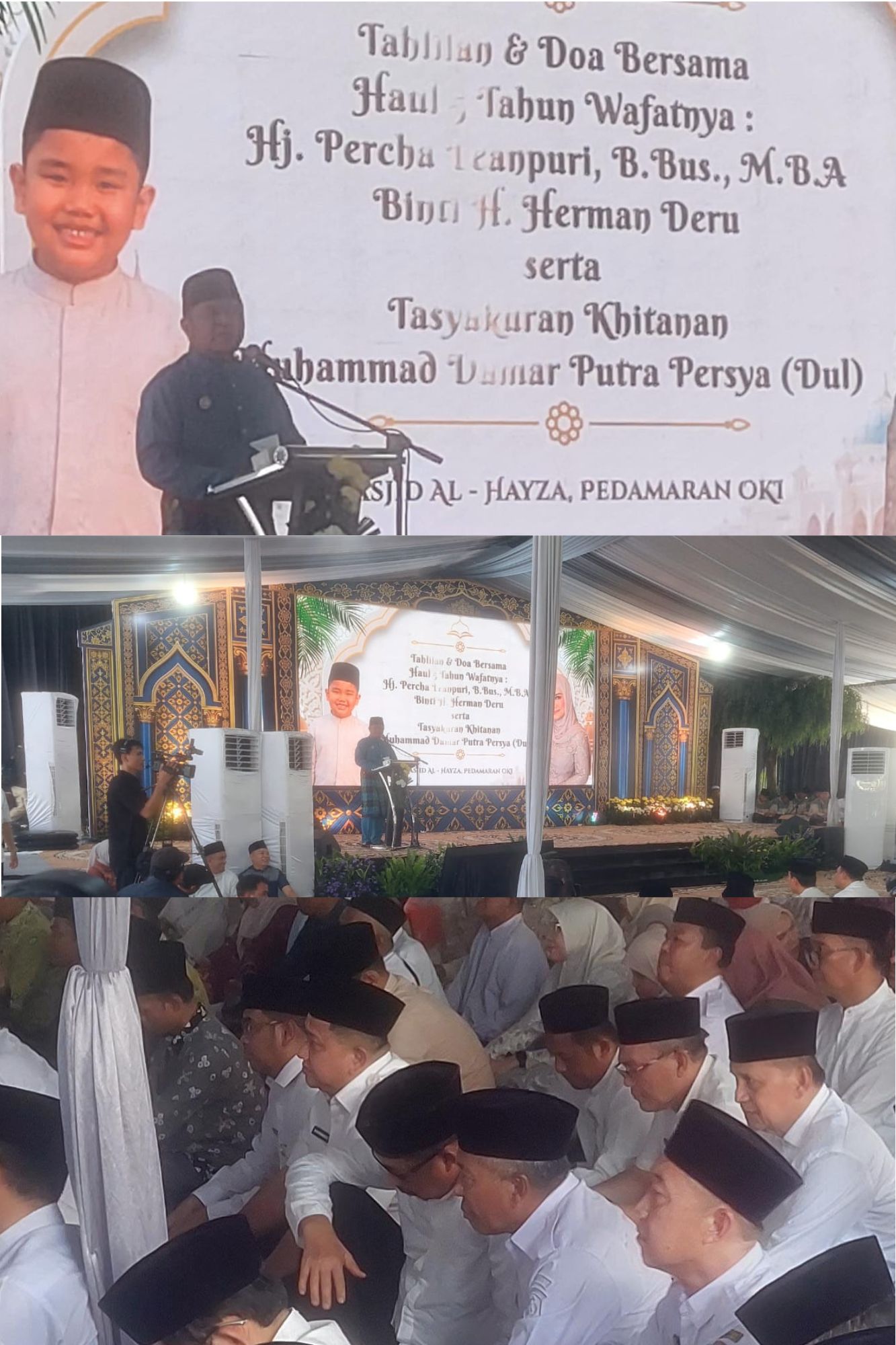 Kepala Dinas Lingkungan Hidup dan Pertanaham Mendampingi Gubernur Sumsel Dalam Acara Tabligh Akbar Peringatan HUT KE 81 KEMERDEKAAN REPUBLIK INDONESIA PROV SUMSEL TAHUN 2026