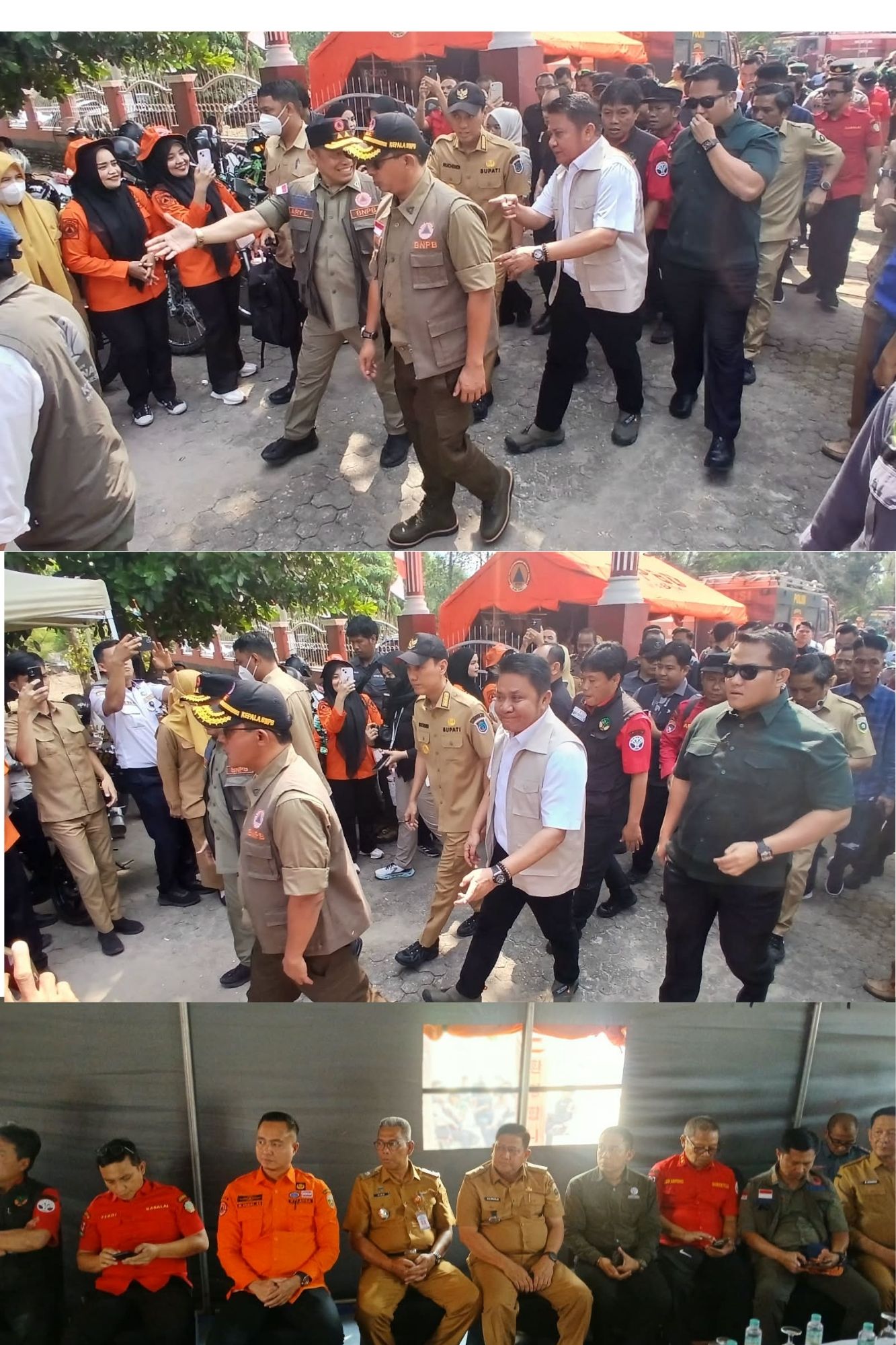 Kepala Dinas Lingkungan Hidup dan Pertanahan Provinsi Sumatera Selatan Mendampingi Gubernur Sumatera Selatan  