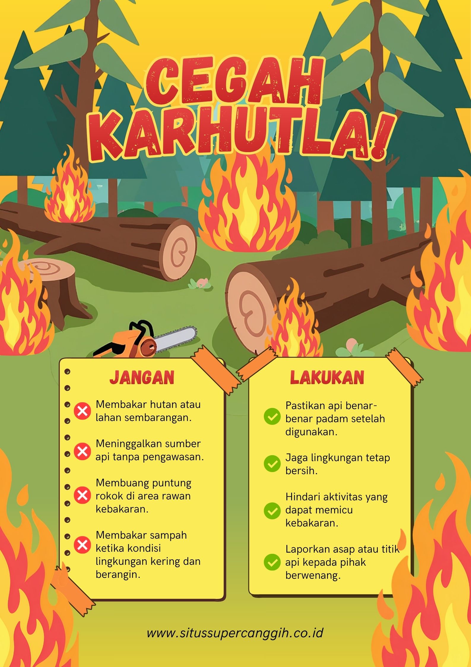 MARI KITA CEGAH KARHUTLA