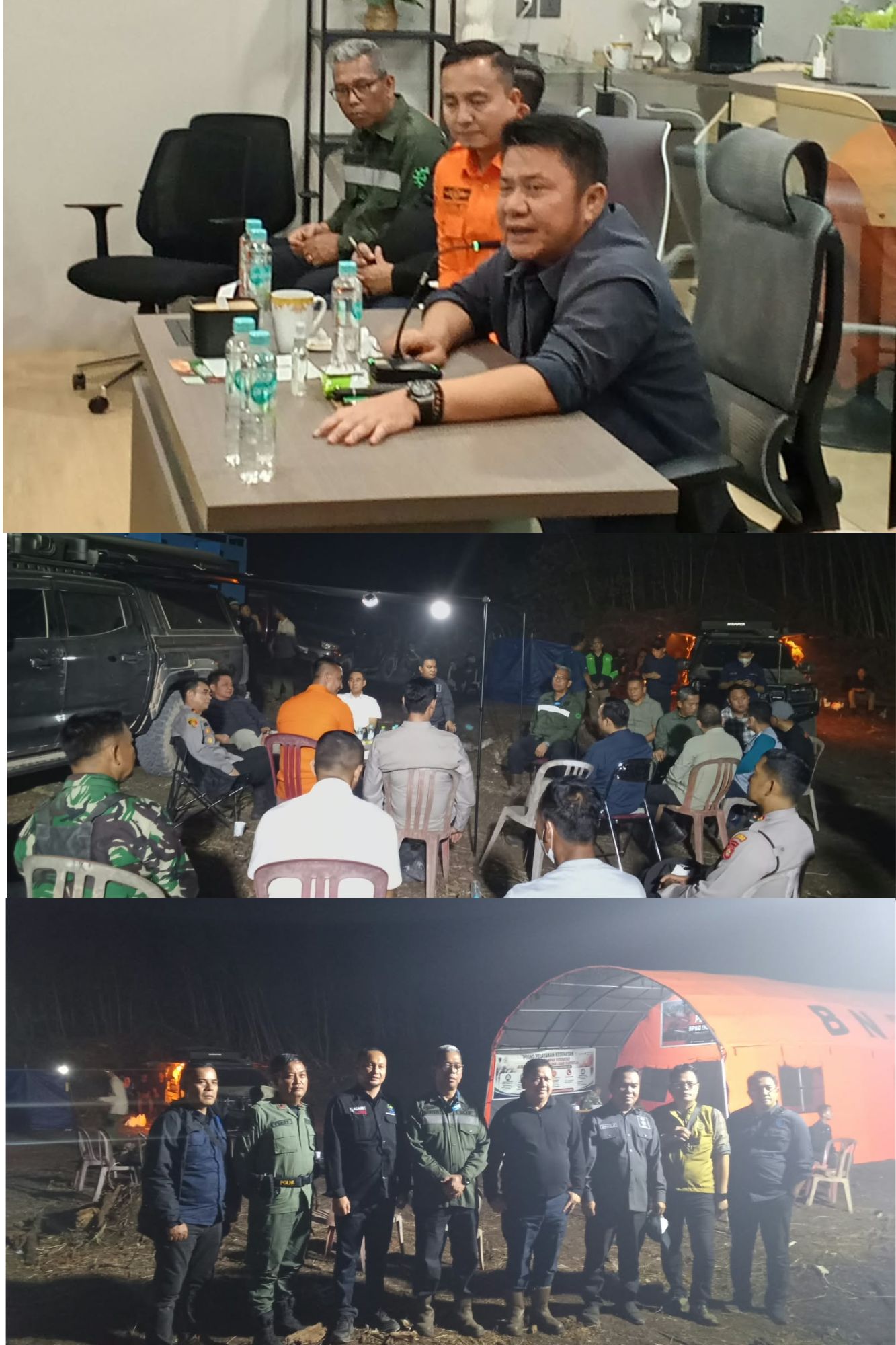 Kepala Dinas Lingkungan Hidup dan Pertanahan Provinsi Sumsel Mendampingi Bapak Gubernur Sumatera Selatan Ke OKI Angenda Karhutla
