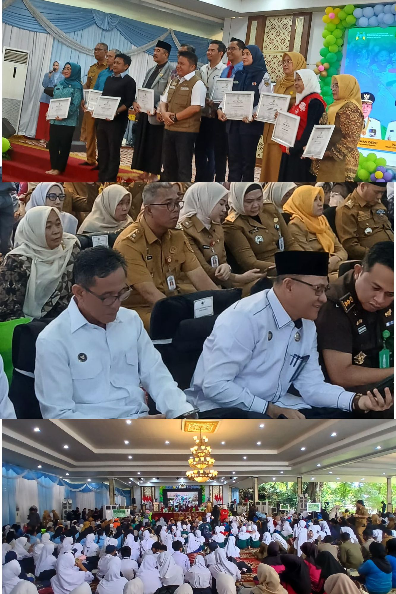 Kepala Dinas Lingkungan Hidup dan Pertanahan Provinsi Sumatera Selatan Menerima Penghargaan Hari Anak Nasional 2026
