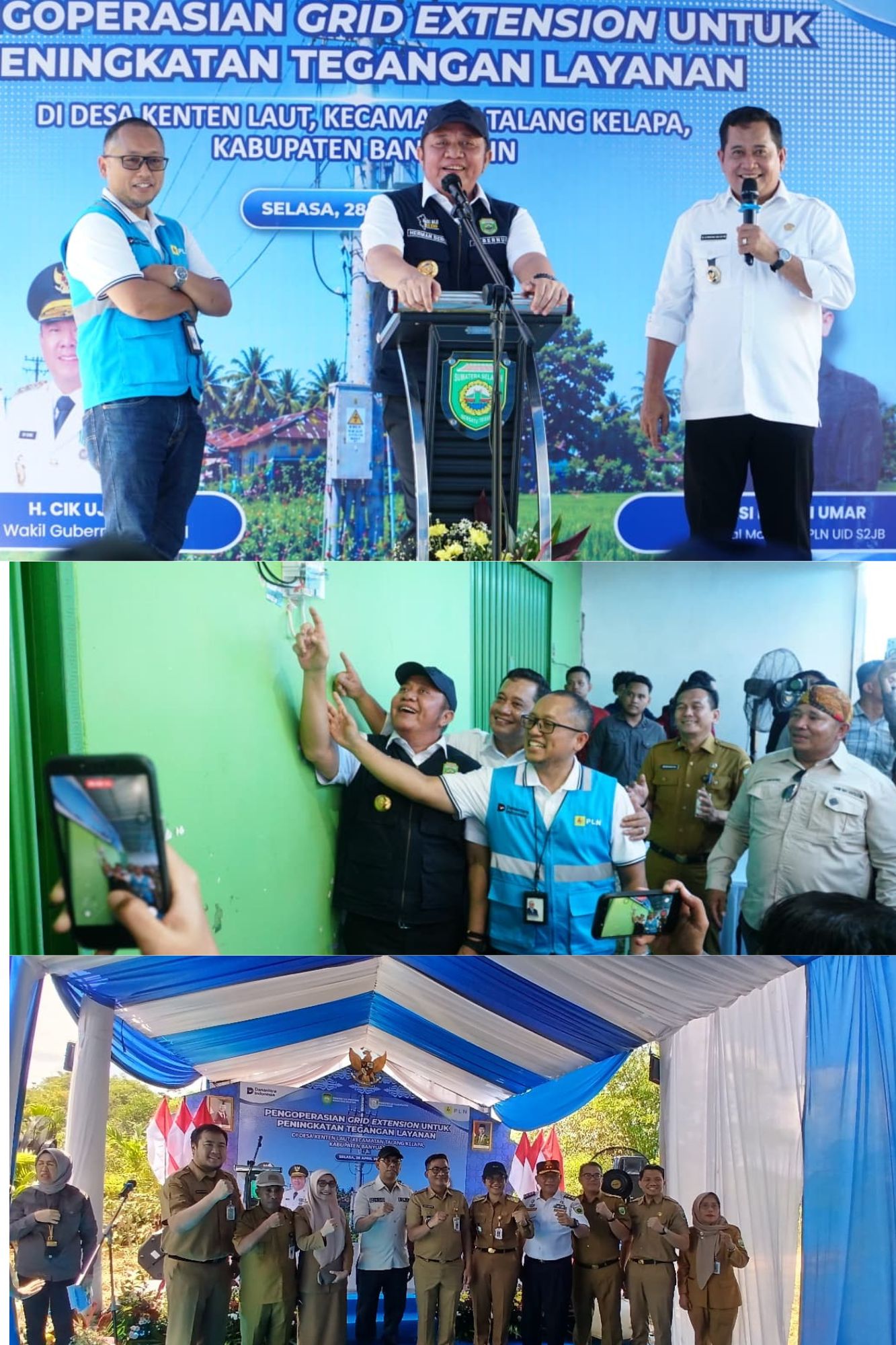 Keluhan Warga Desa Kenten Laut Terjawab, Tegangan Listrik Ditingkatkan, Bapak Herman Deru  Apresiasi Sinergi Pemerintah dengan PLN